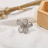 Flower Metal Rings