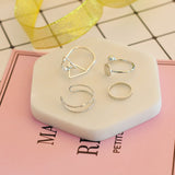 4 pcs/set Rings For Royal Women Party Gift