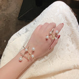 Rings For Women Elegant Pearl