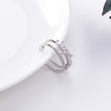 Double Layer Rings For Women