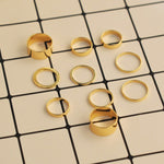 10 Piece Suit Combination Rings