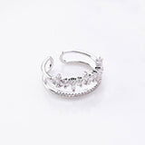 Double Layer Rings For Women