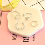 4 pcs/set Rings For Royal Women Party Gift