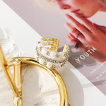 Pearl Open Rings